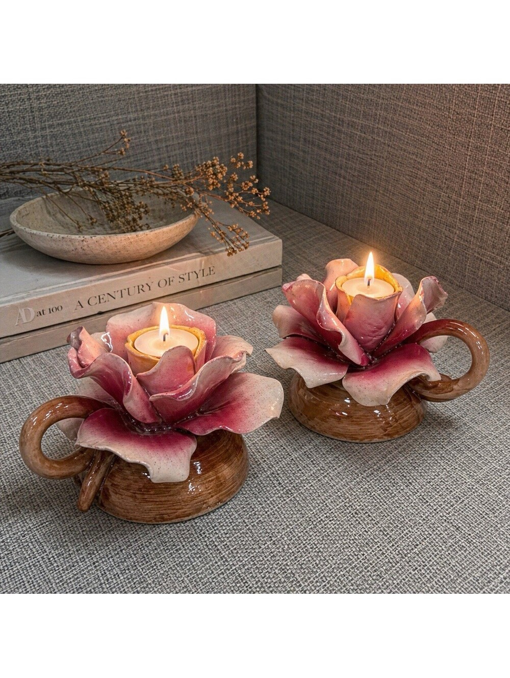 Vintage Pair of Gorgeous Capodimonte